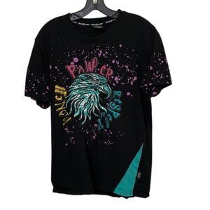 Switch Remarkable Black T-Shirt Mens Large Money Power Respect Eagle Urban